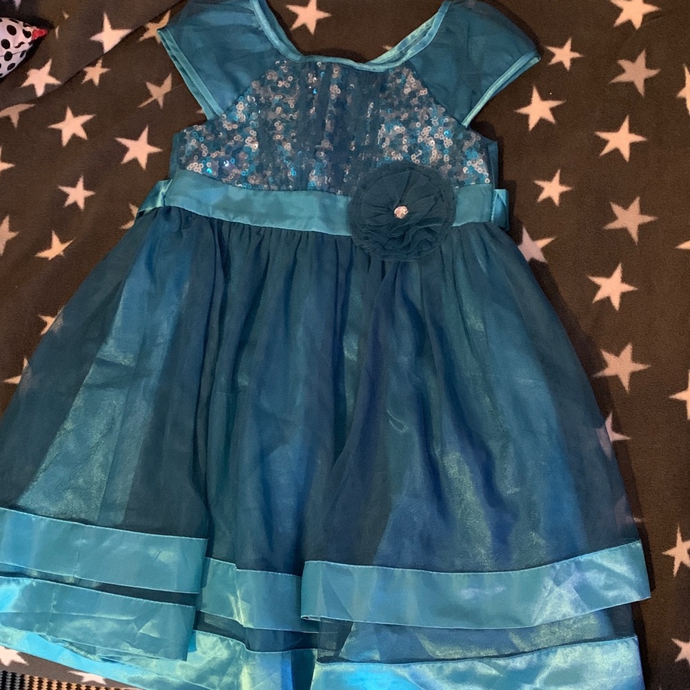 Jona Michelle Blue Formal Kids Dress